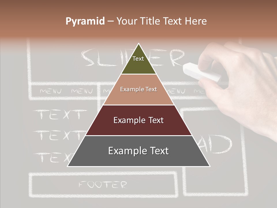 Blackboard Content Performance PowerPoint Template