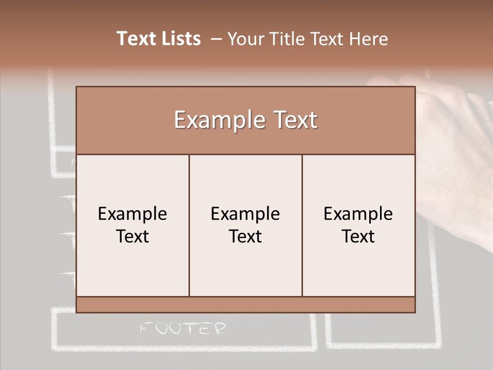 Blackboard Content Performance PowerPoint Template