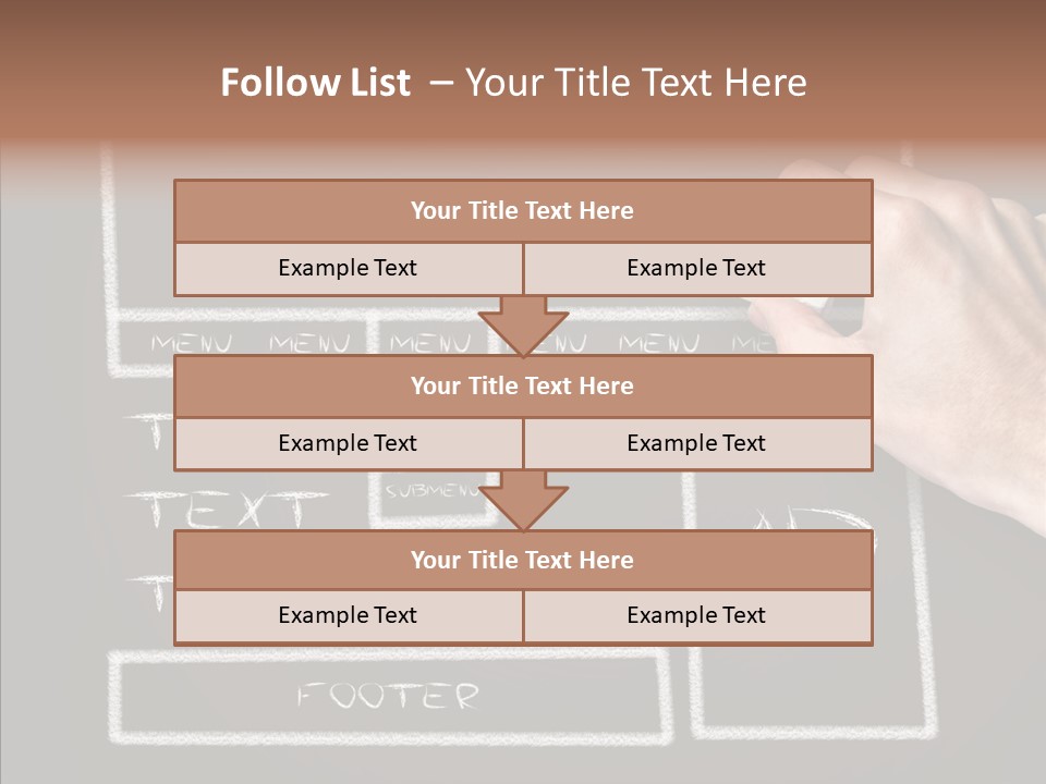 Blackboard Content Performance PowerPoint Template