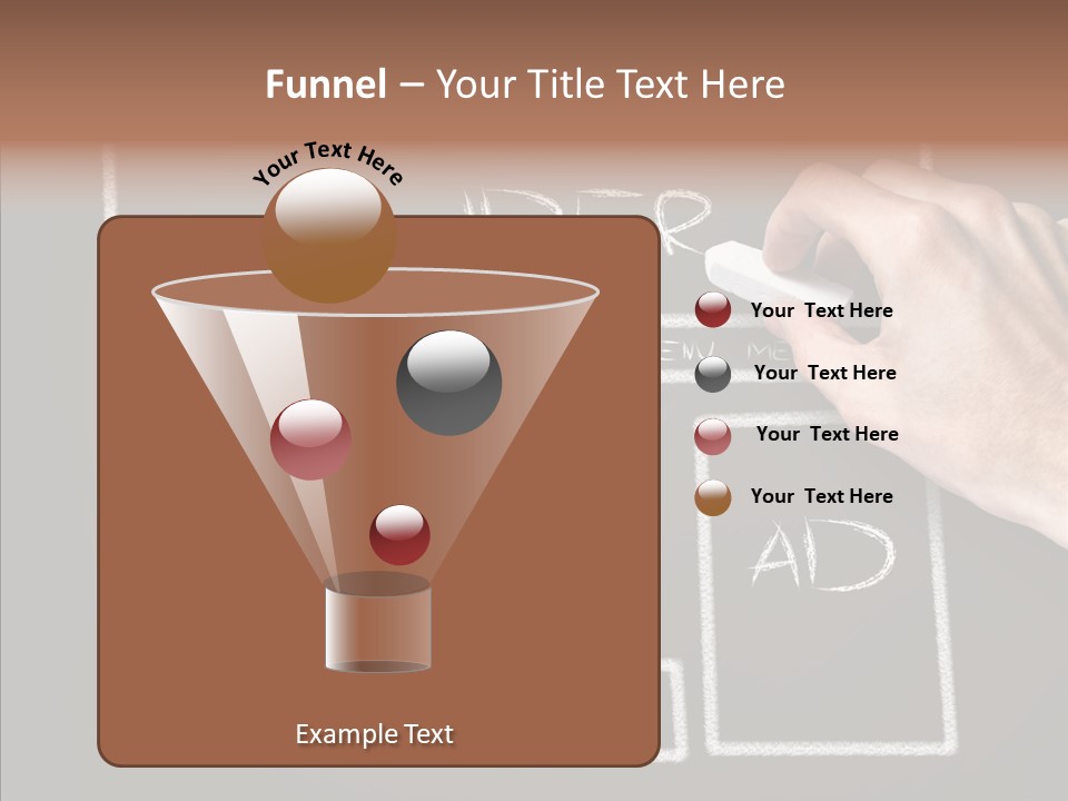Blackboard Content Performance PowerPoint Template