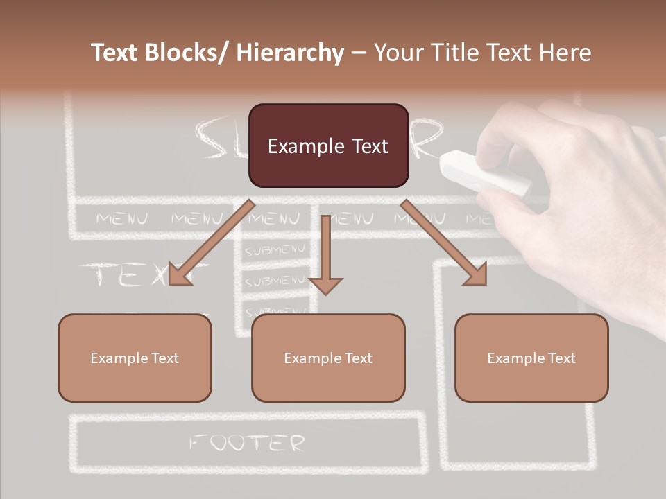 Blackboard Content Performance PowerPoint Template