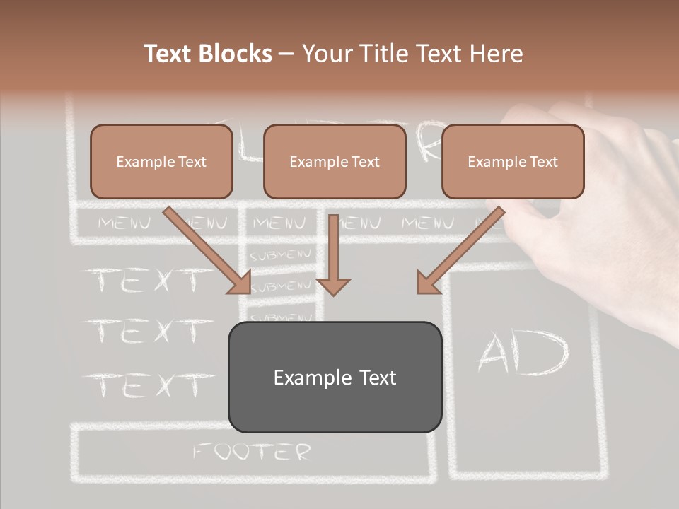Blackboard Content Performance PowerPoint Template