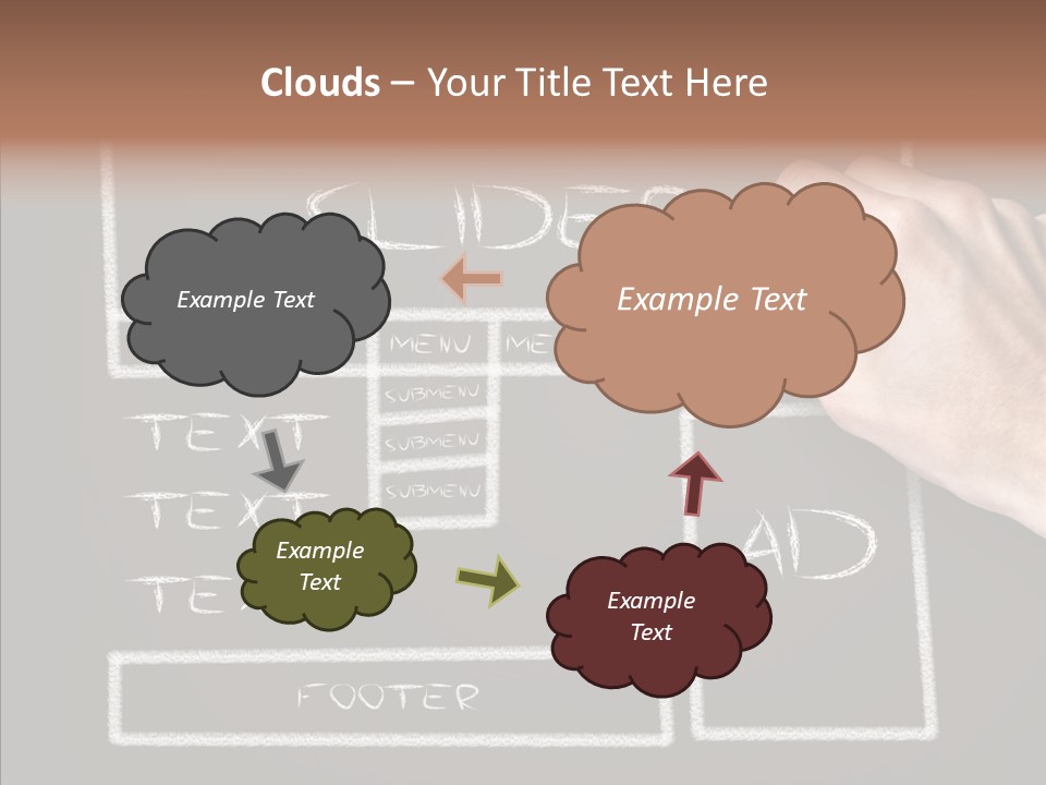Blackboard Content Performance PowerPoint Template