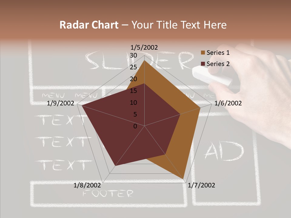 Blackboard Content Performance PowerPoint Template