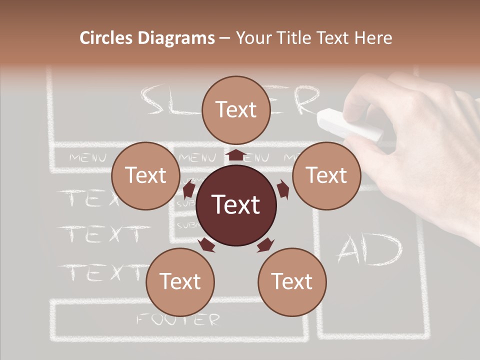 Blackboard Content Performance PowerPoint Template