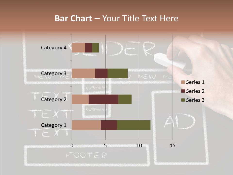 Blackboard Content Performance PowerPoint Template