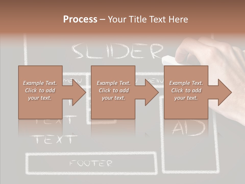Blackboard Content Performance PowerPoint Template