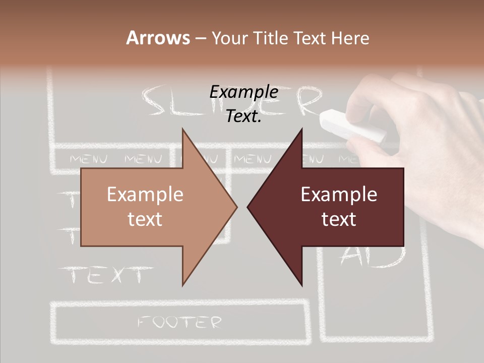 Blackboard Content Performance PowerPoint Template