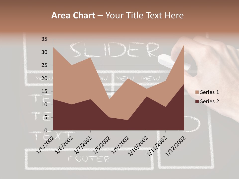 Blackboard Content Performance PowerPoint Template