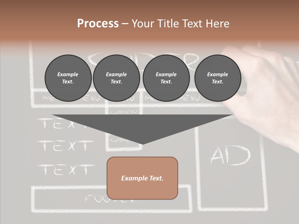 Blackboard Content Performance PowerPoint Template