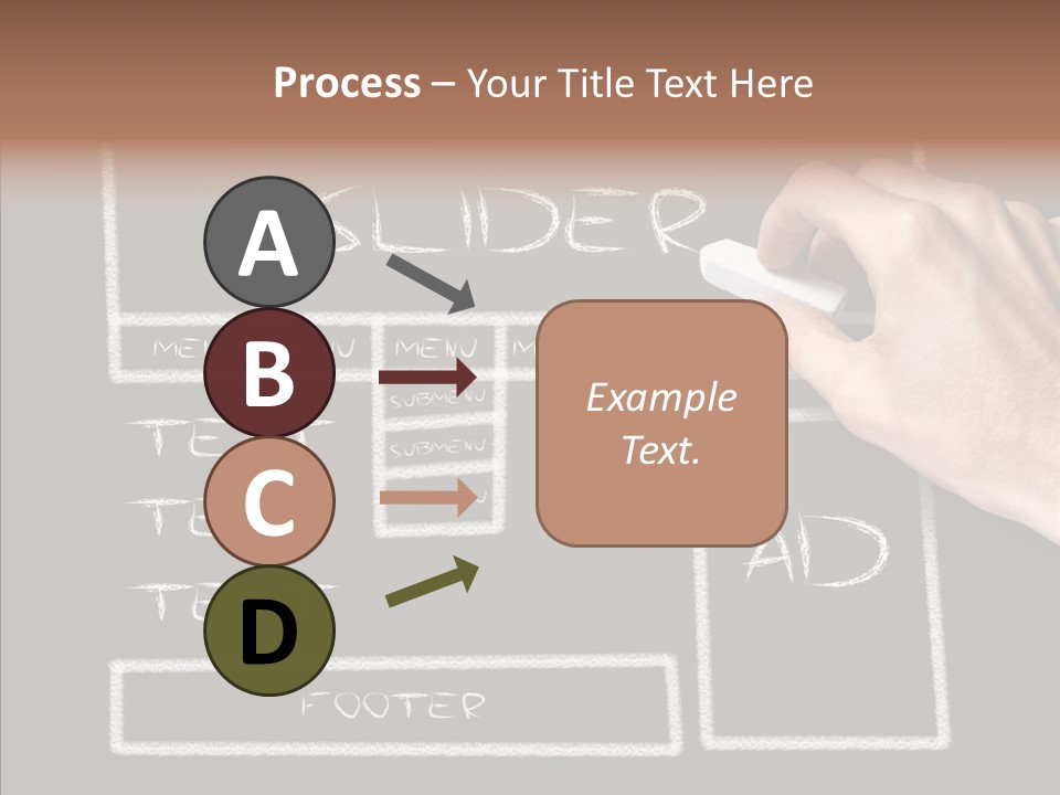 Blackboard Content Performance PowerPoint Template