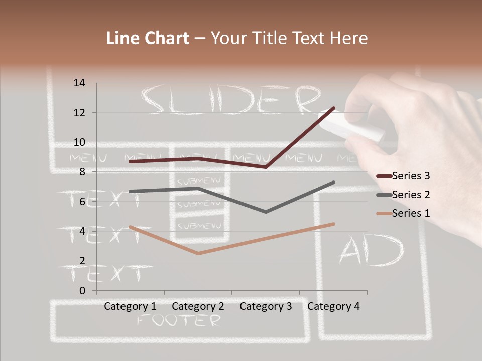 Blackboard Content Performance PowerPoint Template