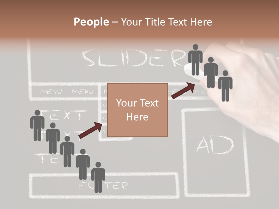 Blackboard Content Performance PowerPoint Template