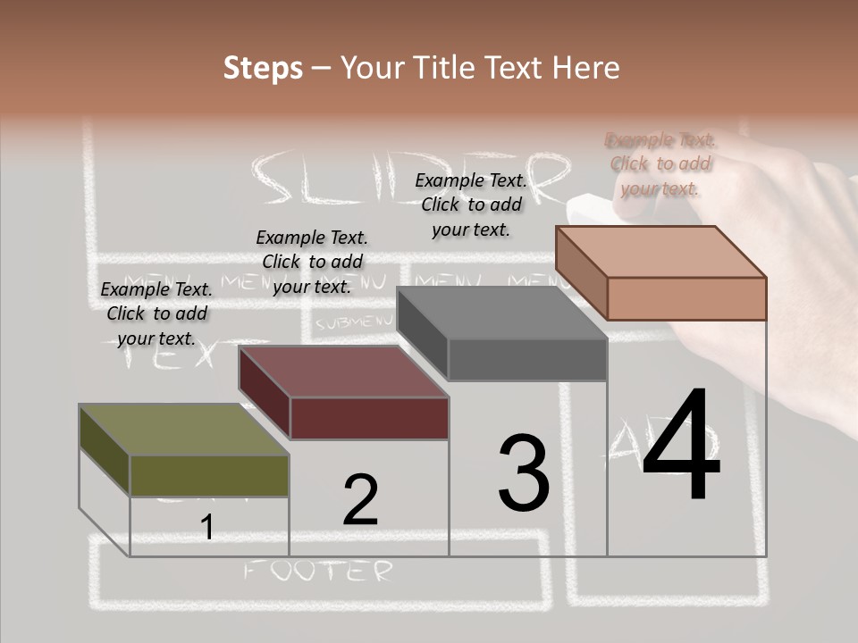 Blackboard Content Performance PowerPoint Template