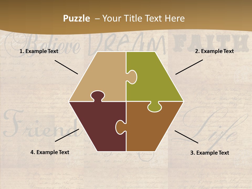 Vintage Scrap Book Scrapbook PowerPoint Template