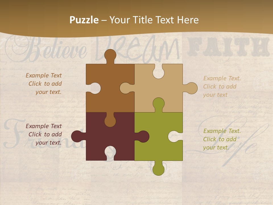 Vintage Scrap Book Scrapbook PowerPoint Template