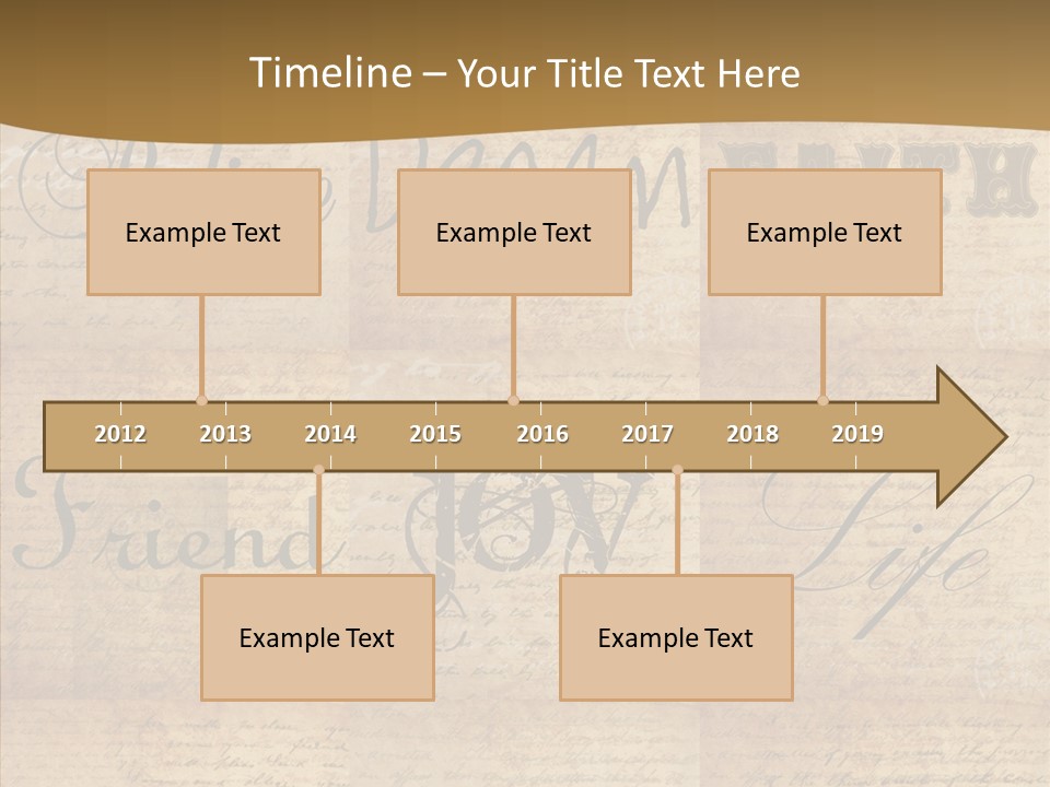 Vintage Scrap Book Scrapbook PowerPoint Template