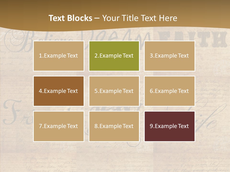 Vintage Scrap Book Scrapbook PowerPoint Template