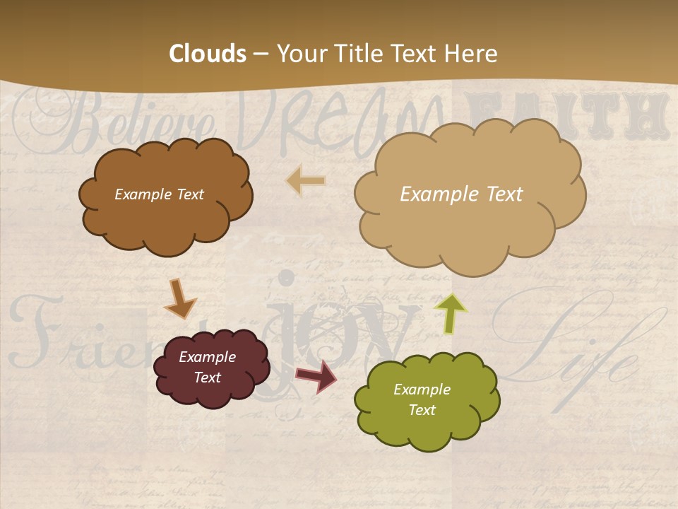 Vintage Scrap Book Scrapbook PowerPoint Template