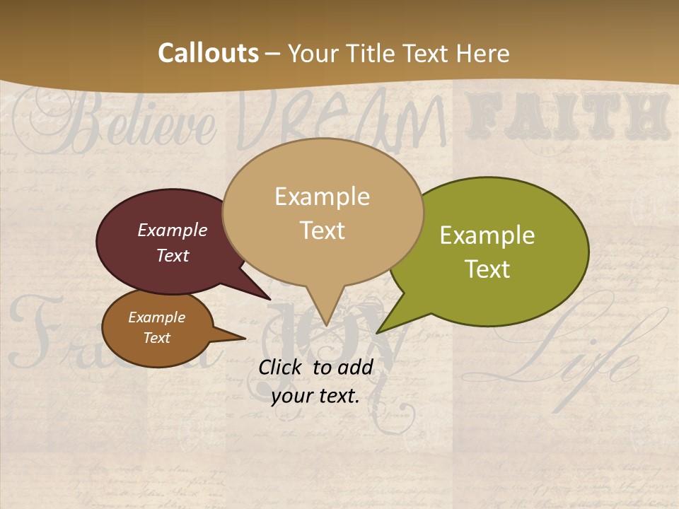 Vintage Scrap Book Scrapbook PowerPoint Template