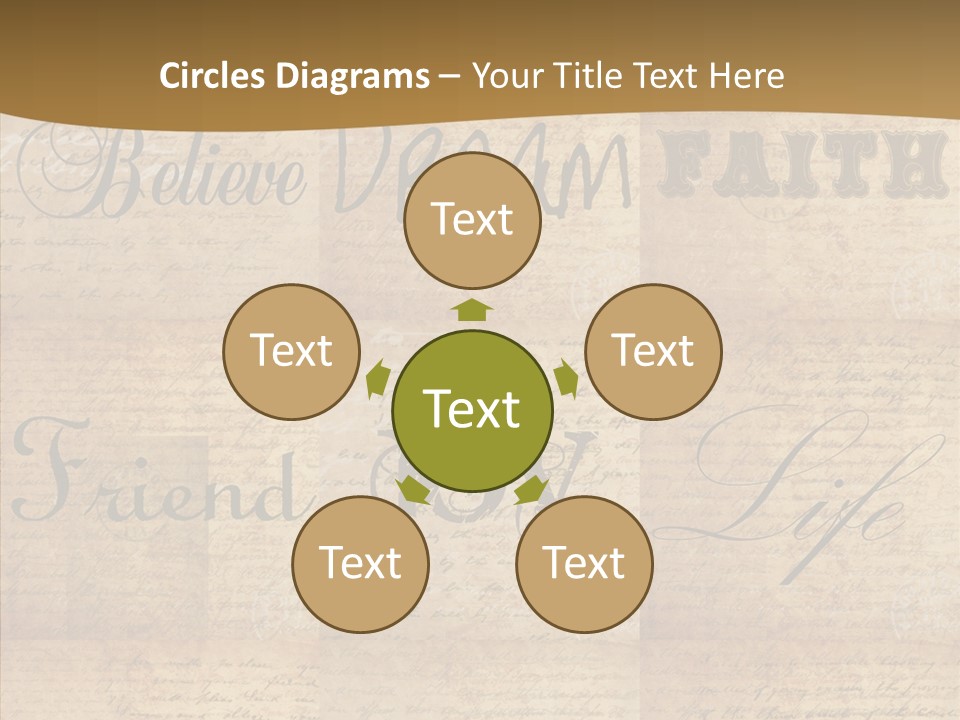 Vintage Scrap Book Scrapbook PowerPoint Template