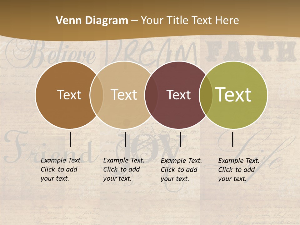 Vintage Scrap Book Scrapbook PowerPoint Template