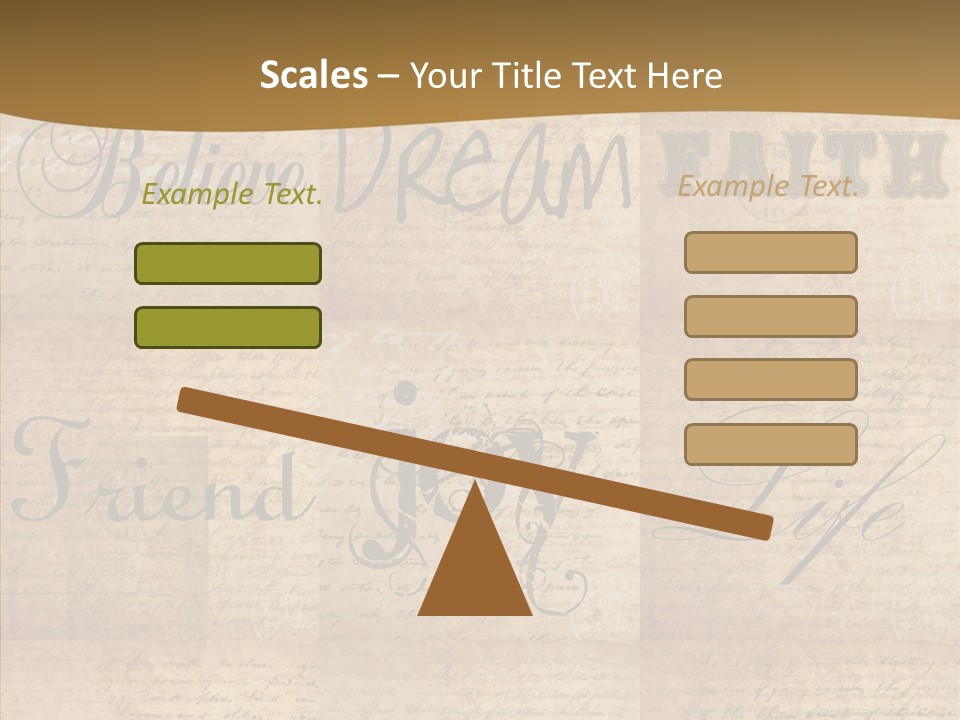 Vintage Scrap Book Scrapbook PowerPoint Template