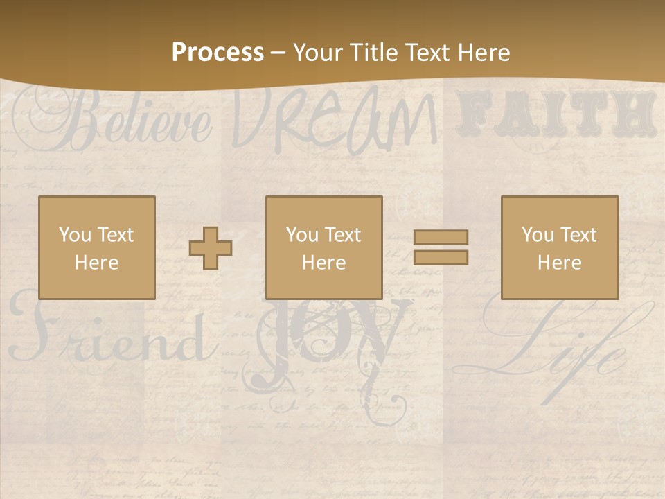 Vintage Scrap Book Scrapbook PowerPoint Template