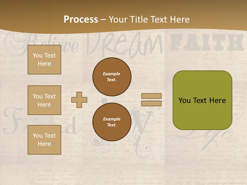 Vintage Scrap Book Scrapbook PowerPoint Template