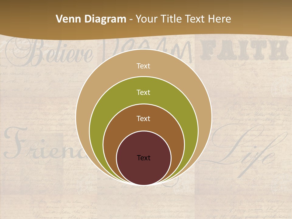 Vintage Scrap Book Scrapbook PowerPoint Template