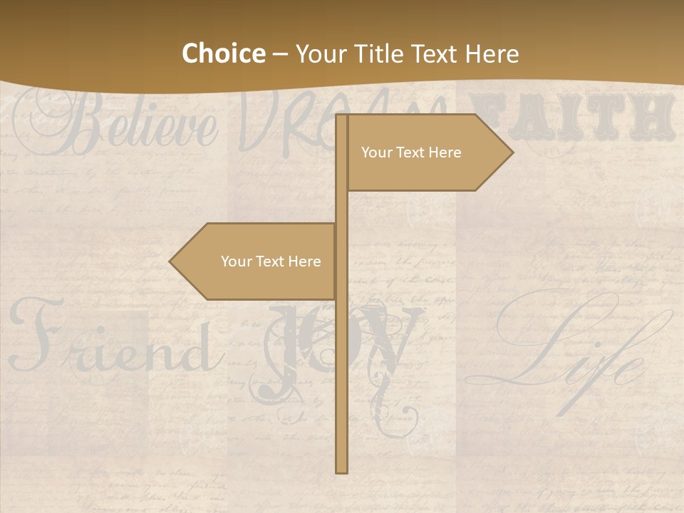 Vintage Scrap Book Scrapbook PowerPoint Template