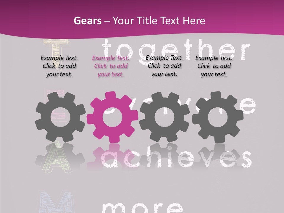 White Innovation Handwriting PowerPoint Template