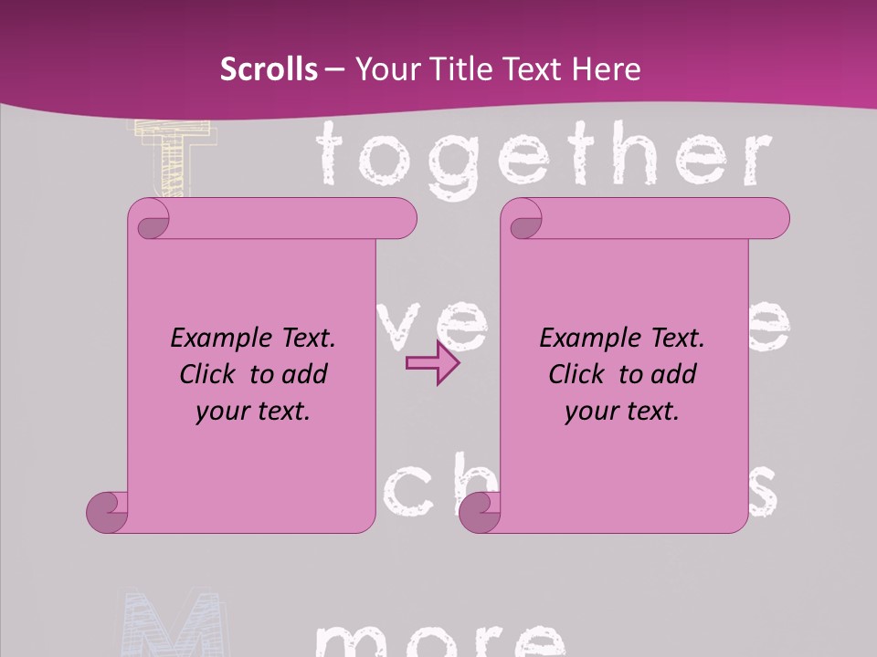 White Innovation Handwriting PowerPoint Template