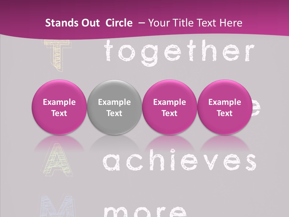 White Innovation Handwriting PowerPoint Template