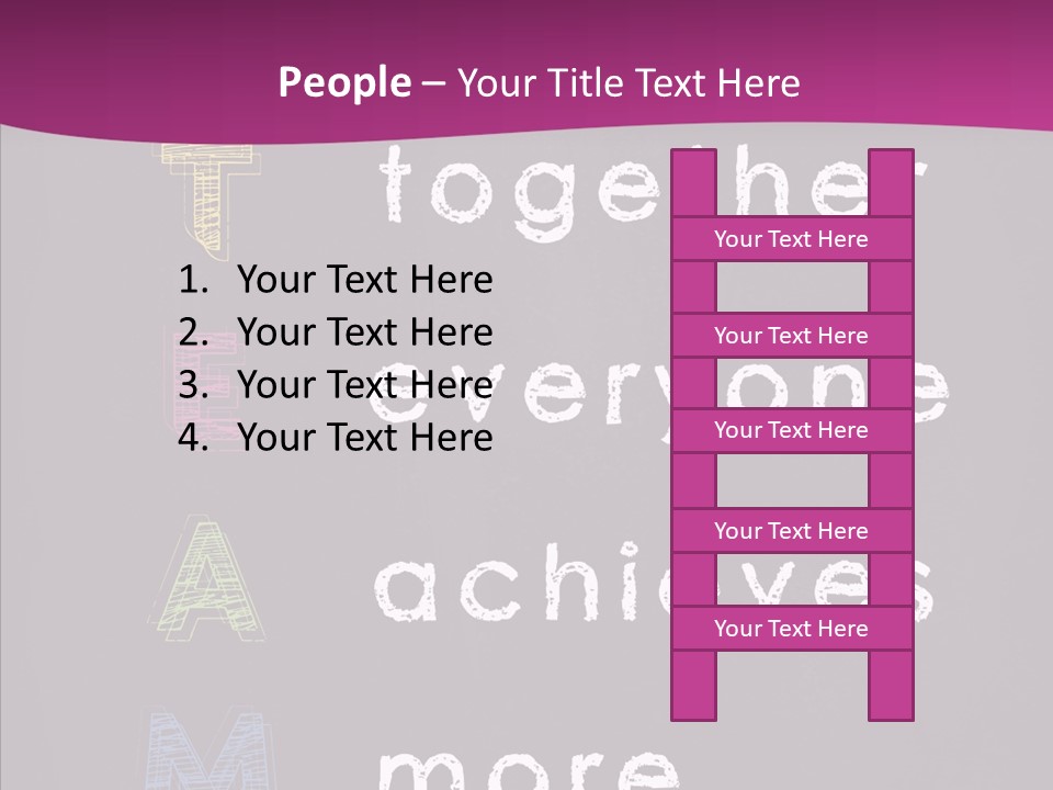 White Innovation Handwriting PowerPoint Template