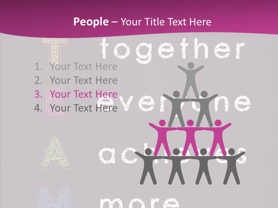 White Innovation Handwriting PowerPoint Template