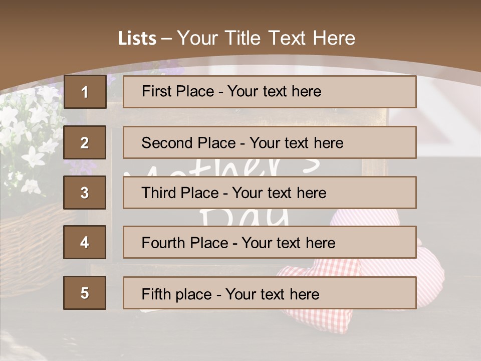 Love Symbol Parent PowerPoint Template