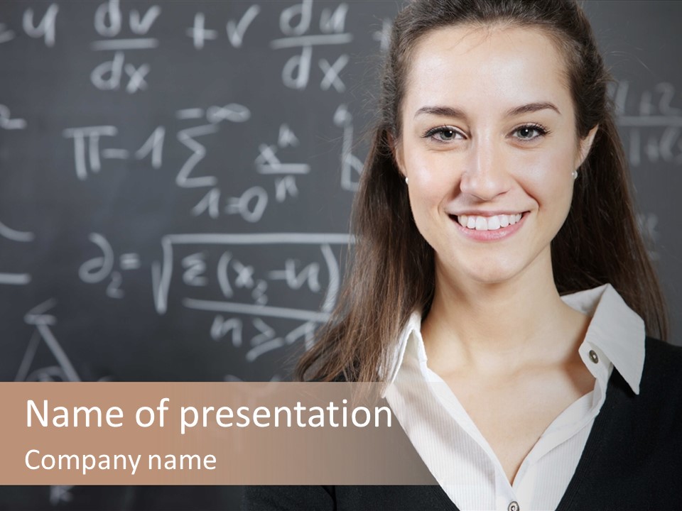 Young Adult Learning Teaching PowerPoint Template