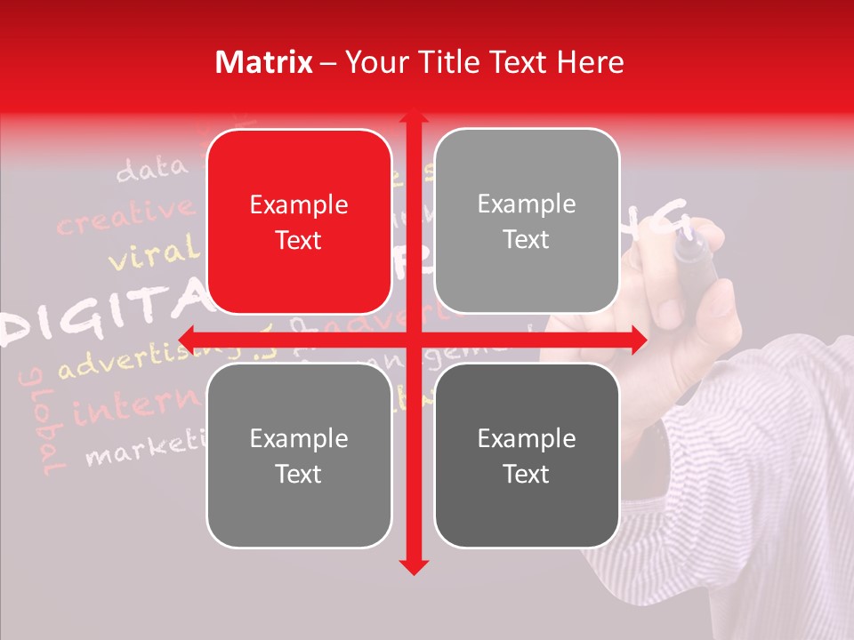 Graphic Management Marketing PowerPoint Template