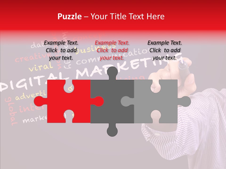 Graphic Management Marketing PowerPoint Template