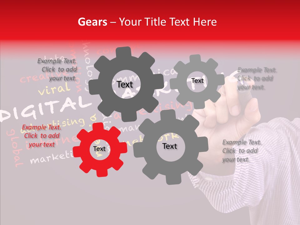 Graphic Management Marketing PowerPoint Template