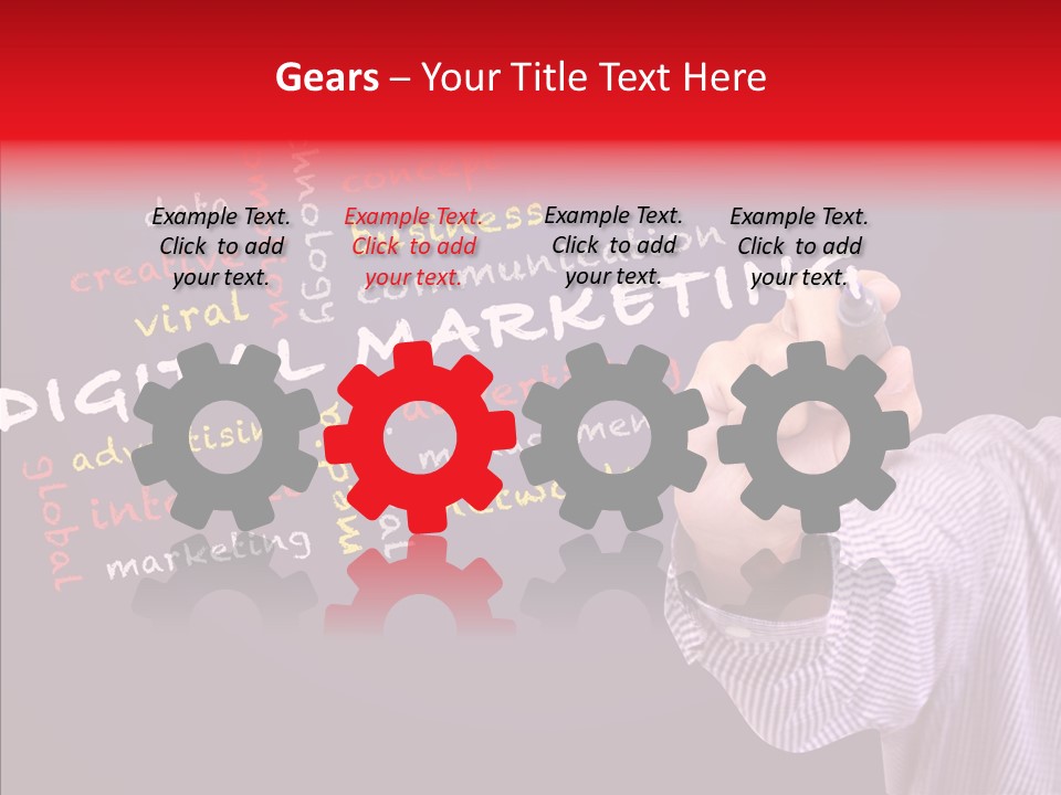 Graphic Management Marketing PowerPoint Template