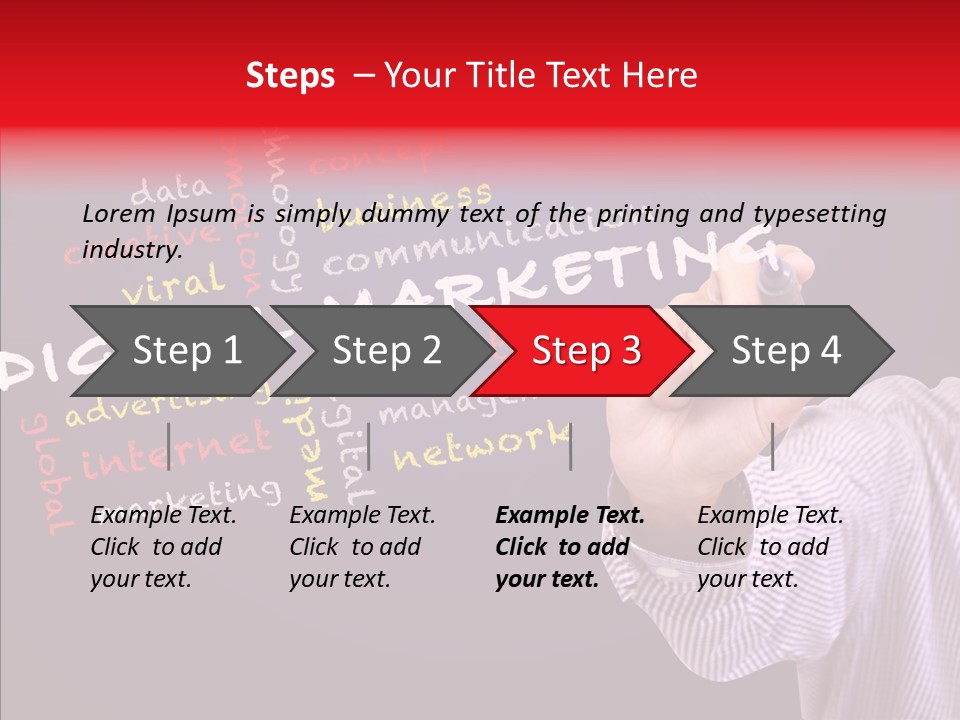 Graphic Management Marketing PowerPoint Template