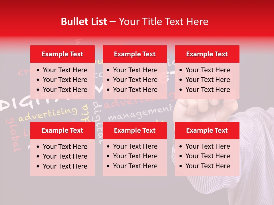 Graphic Management Marketing PowerPoint Template