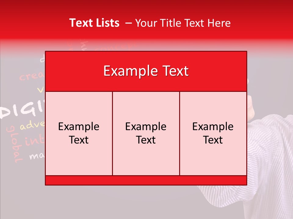 Graphic Management Marketing PowerPoint Template