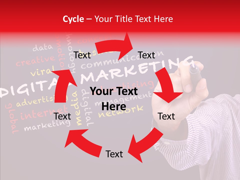 Graphic Management Marketing PowerPoint Template
