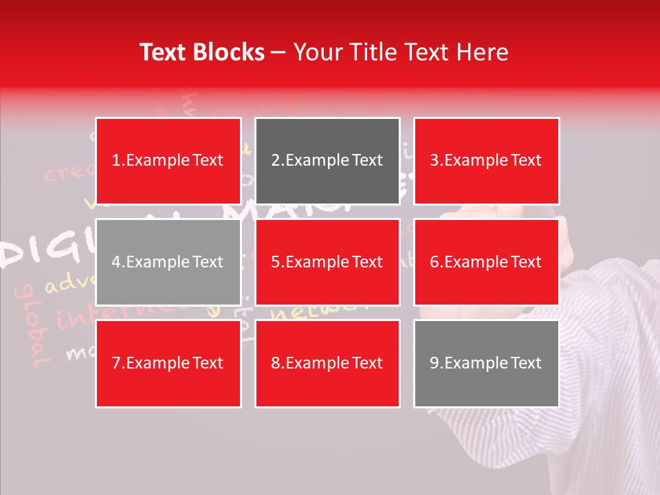 Graphic Management Marketing PowerPoint Template