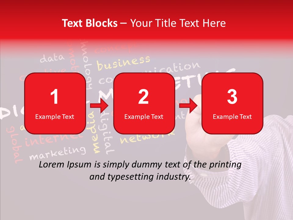 Graphic Management Marketing PowerPoint Template