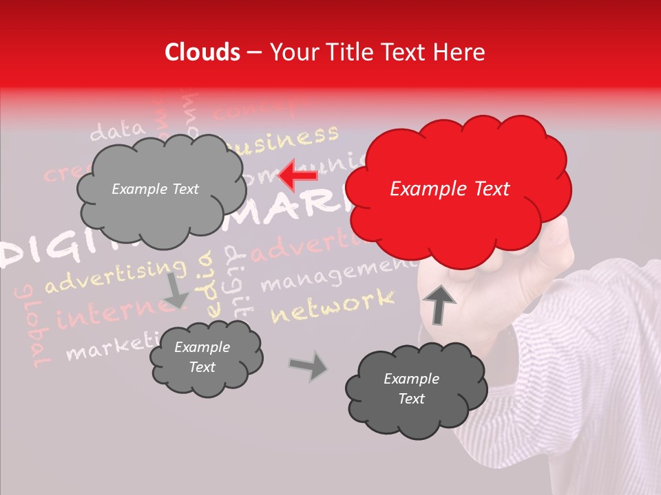 Graphic Management Marketing PowerPoint Template