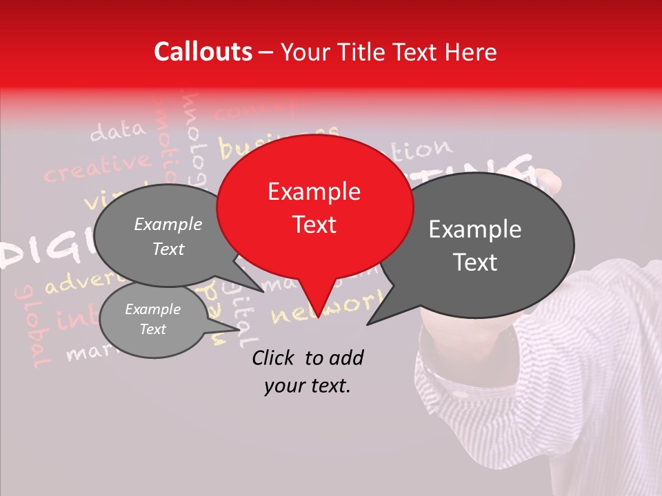 Graphic Management Marketing PowerPoint Template